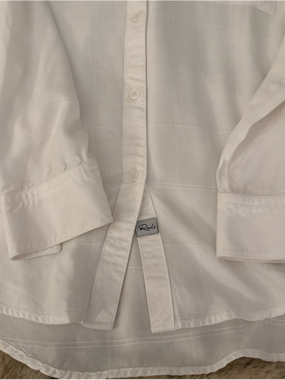 Rails white shirt